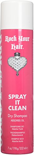 ROCK YOUR HAIR Spray It Clean Instant Dry Shampoo, 7 Ounce - Give Your Hair a Kiss