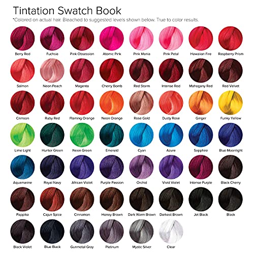 Kiss Tintation Semi-Permanent Hair Color Treatment 148 mL (5 US fl.oz) (Pink Mania) - Give Your Hair a Kiss