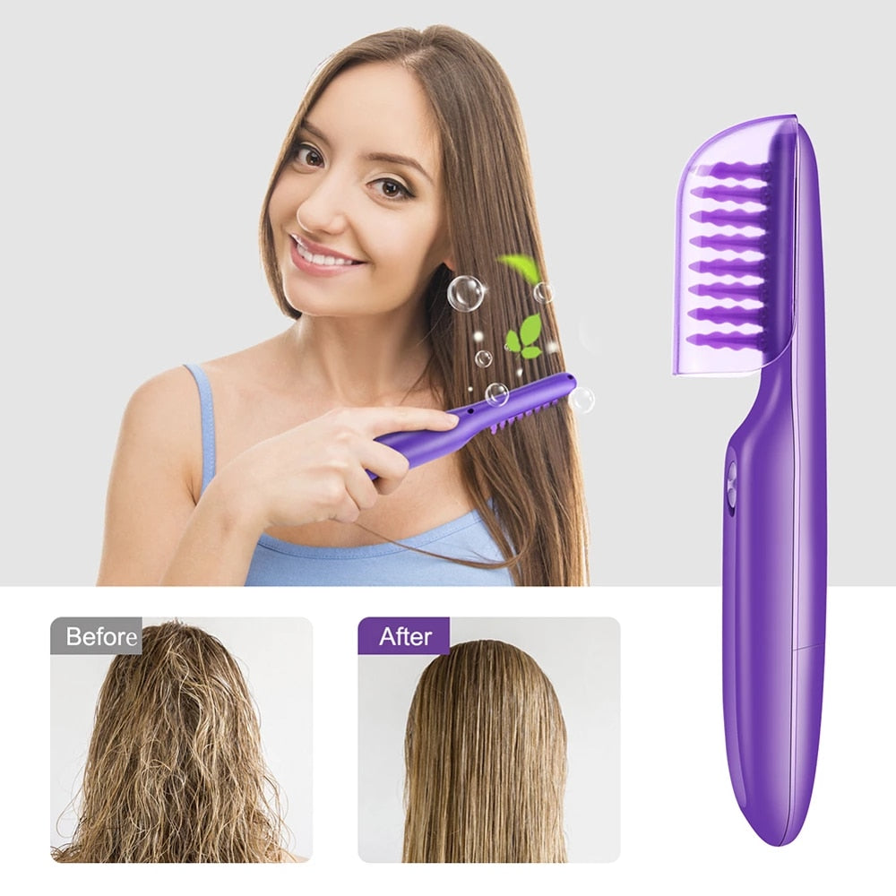 Electric Detangling Hair Brush - Give Your Hair a Kiss
