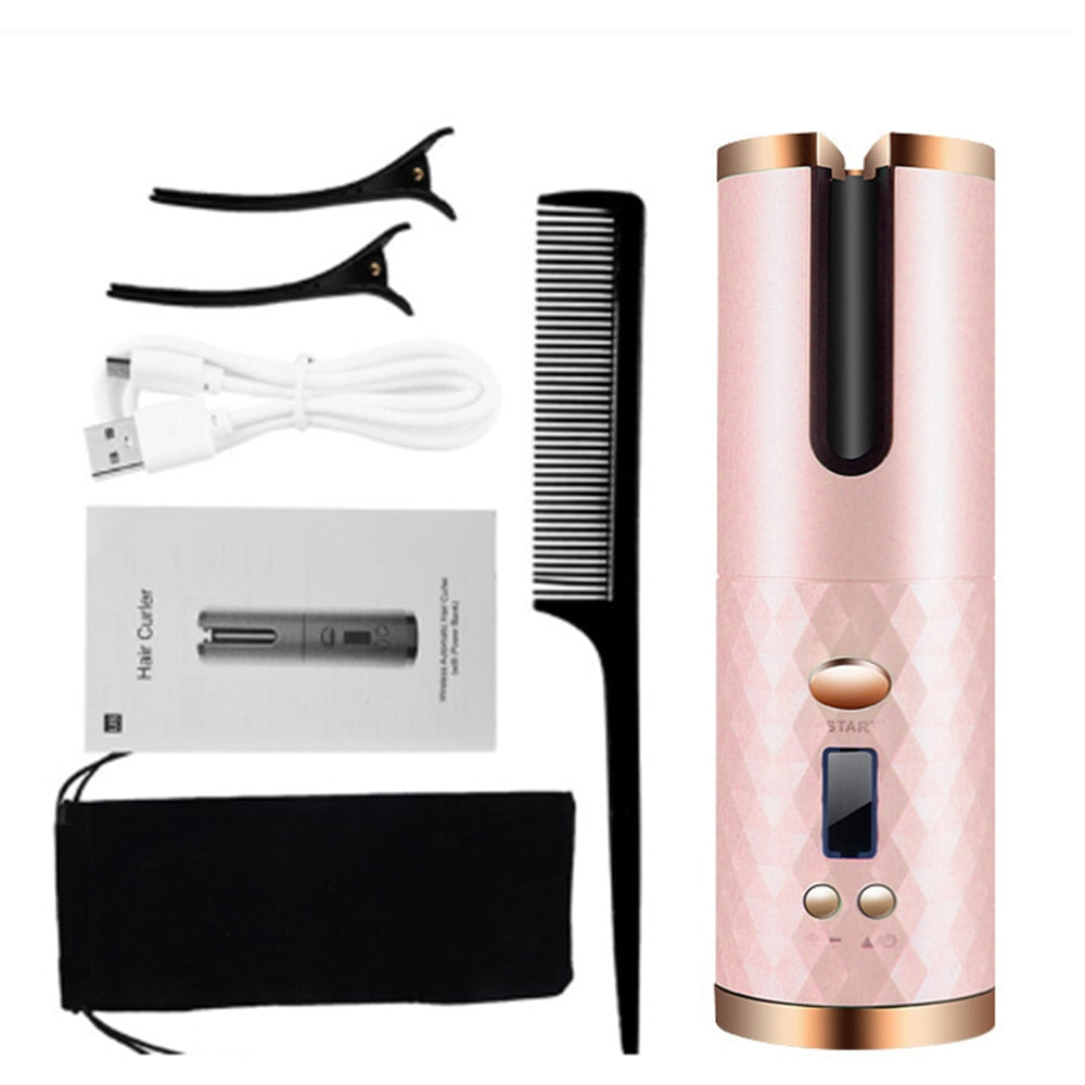 Cordless Automatic Hair Curler - Give Your Hair a Kiss
